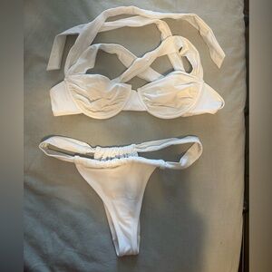 White Women's Swimwear Set